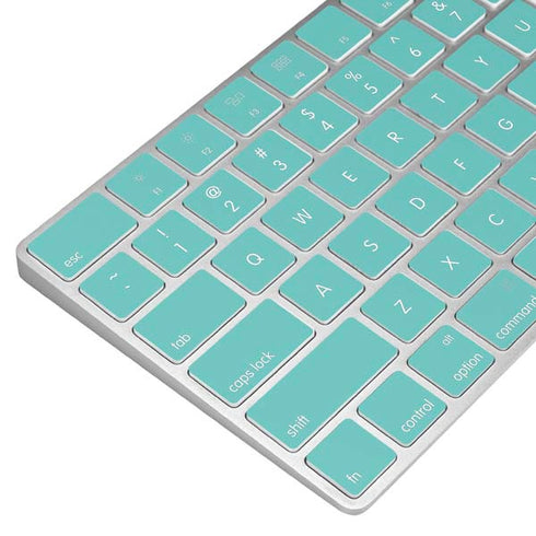 Turquoise Blue Solid Magic Keyboard Skin