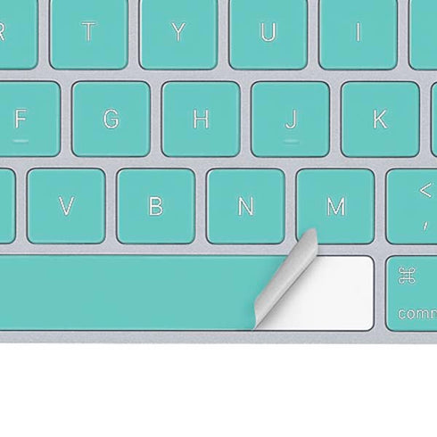 Turquoise Blue Solid Magic Keyboard Skin