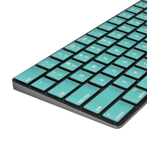 Turquoise Blue Solid Magic Keyboard with Numeric Keypad Skin