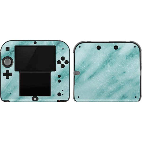 Turquoise Marble Nintendo 2DS Skin