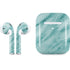 Turquoise Marble Apple AirPods 2 Skin