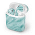 Turquoise Marble Apple AirPods 2 Skin