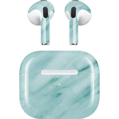 Turquoise Marble Apple AirPods (3rd Gen 2021) Skin