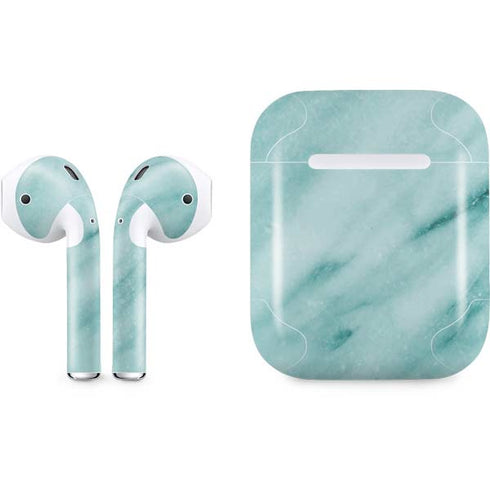 Turquoise Marble Apple AirPods Skin
