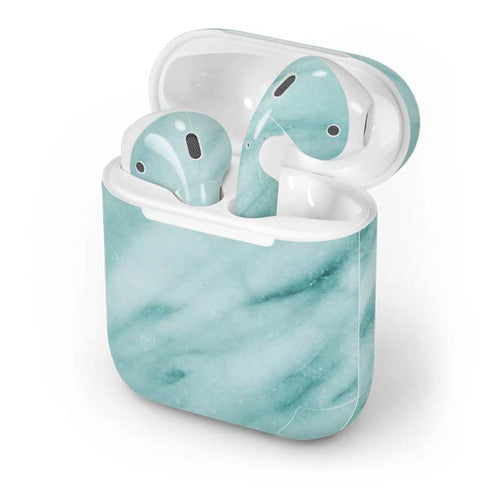 Turquoise Marble Apple AirPods Skin