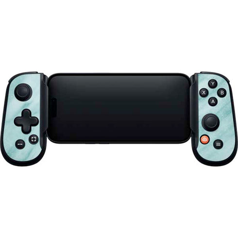Turquoise Marble Backbone One for iPhone Game Controller Skin