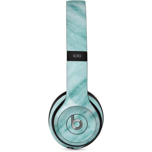 Turquoise Marble Beats Solo 2 Wired Skin
