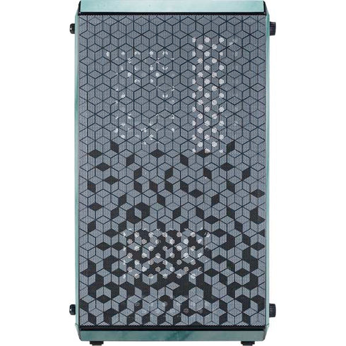 Turquoise Marble Cooler Master MasterBox Q300L Mini Tower Skin