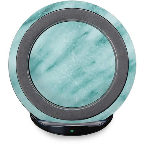 Turquoise Marble Fast Charge Wireless Charging Stand Skin