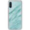 Turquoise Marble Galaxy A10e Clear Case