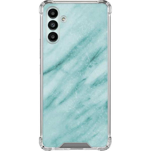 Turquoise Marble Galaxy A13 5G Clear Case