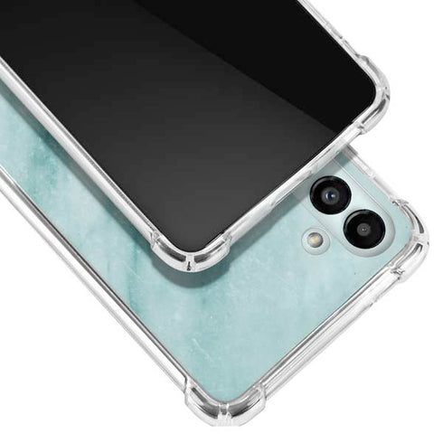 Turquoise Marble Galaxy A13 5G Clear Case