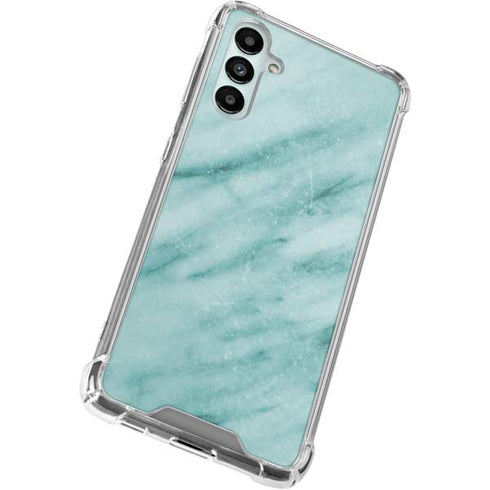Turquoise Marble Galaxy A14 5G Clear Case