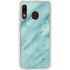 Turquoise Marble Galaxy A20 Clear Case