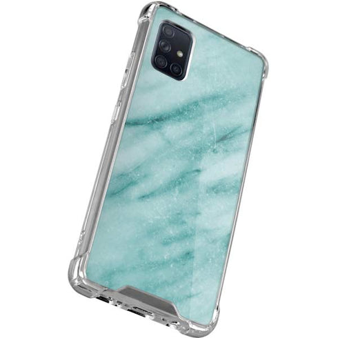 Turquoise Marble Galaxy A51 5G Clear Case