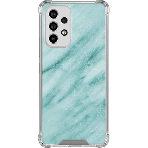 Turquoise Marble Galaxy A53 5G Clear Case