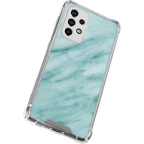 Turquoise Marble Galaxy A53 5G Clear Case