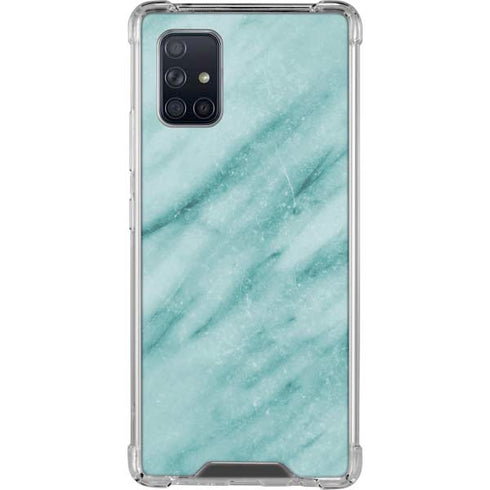 Turquoise Marble Galaxy A71 5G Clear Case