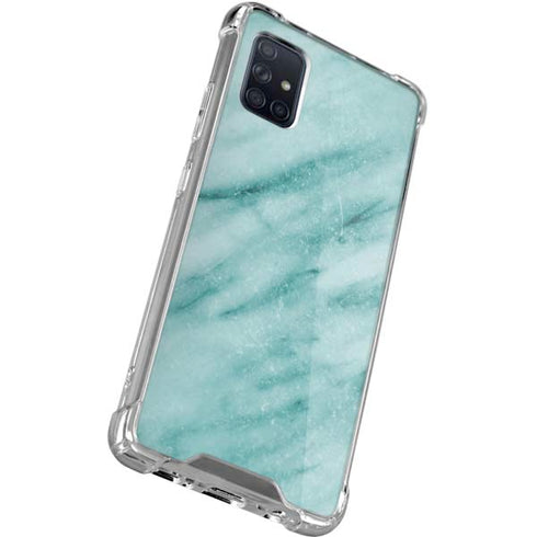 Turquoise Marble Galaxy A71 5G Clear Case