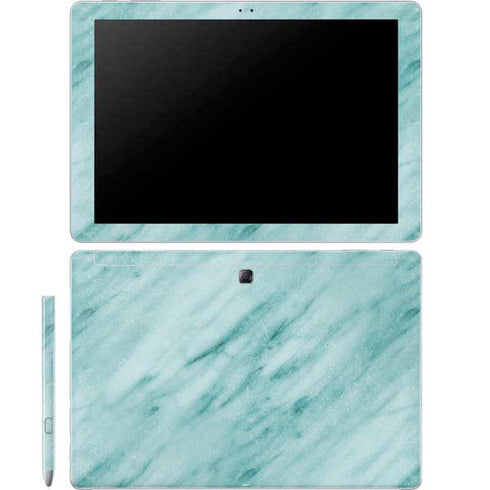 Turquoise Marble Galaxy Book 12in Skin