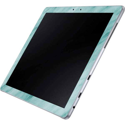 Turquoise Marble Galaxy Book 12in Skin