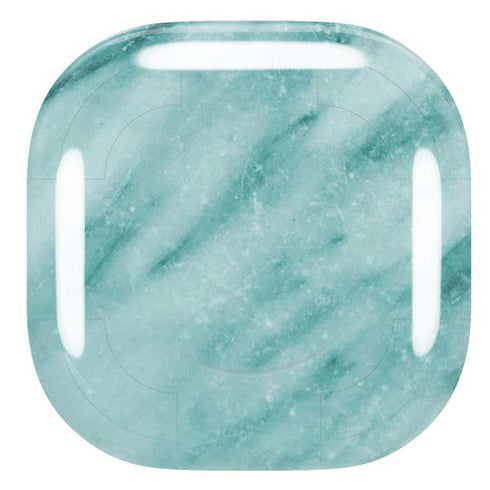Turquoise Marble Galaxy Buds Pro Skin