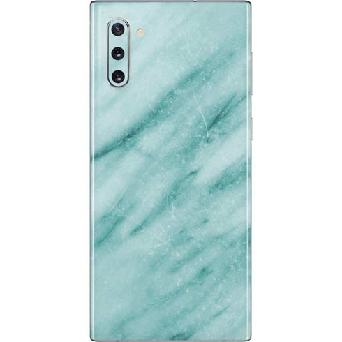 Turquoise Marble Galaxy Note 10 Skin