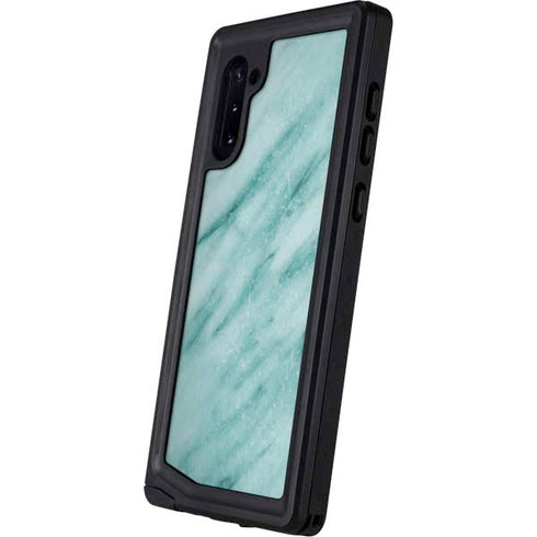 Turquoise Marble Galaxy Note 10 Waterproof Case