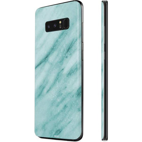 Turquoise Marble Galaxy Note 8 Skin