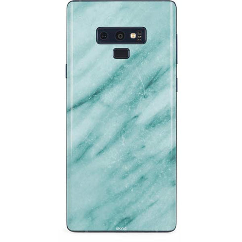 Turquoise Marble Galaxy Note 9 Skin