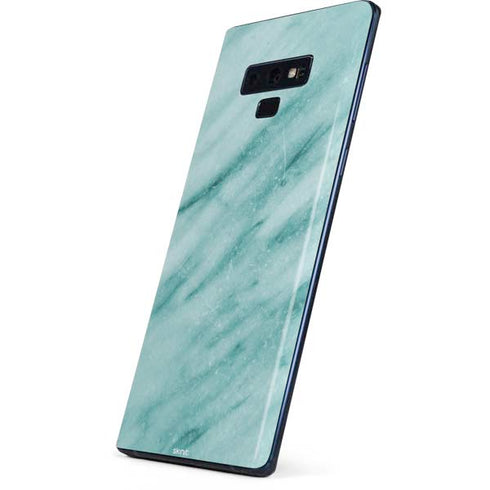 Turquoise Marble Galaxy Note 9 Skin