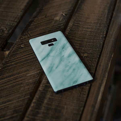 Turquoise Marble Galaxy Note 9 Skin