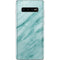 Turquoise Marble Galaxy S10 Plus Skin