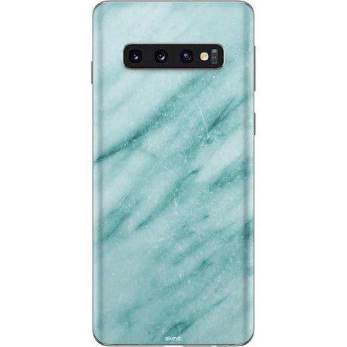 Turquoise Marble Galaxy S10 Skin