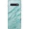 Turquoise Marble Galaxy S10 Skin