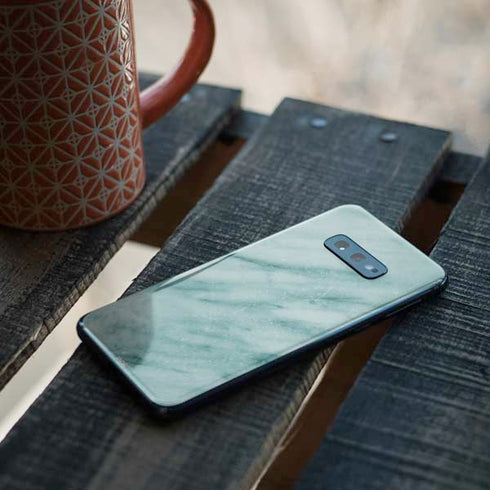 Turquoise Marble Galaxy S10e Skin