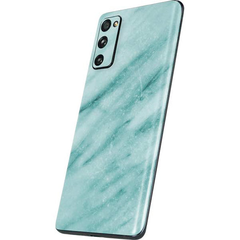 Turquoise Marble Galaxy S20 Fan Edition Skin