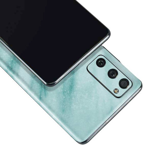 Turquoise Marble Galaxy S20 Fan Edition Skin