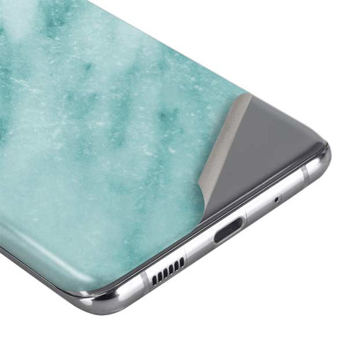 Turquoise Marble Galaxy S20 Plus Skin