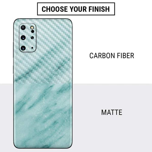 Turquoise Marble Galaxy S20 Plus Skin