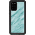 Turquoise Marble Galaxy S20 Plus Waterproof Case