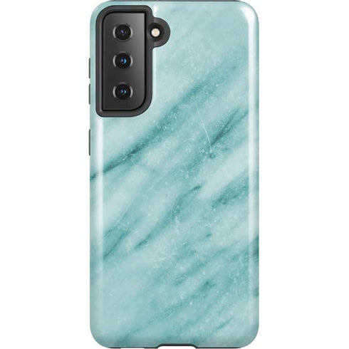 Turquoise Marble Galaxy S21 5G Pro Case