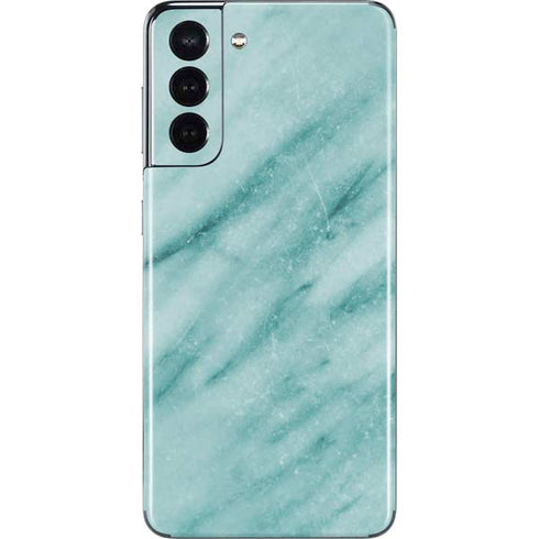 Turquoise Marble Galaxy S21 5G Skin