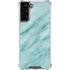 Turquoise Marble Galaxy S21 FE Clear Case