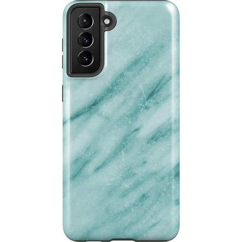 Turquoise Marble Galaxy S21 Plus 5G Pro Case