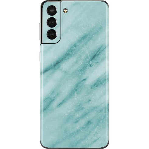 Turquoise Marble Galaxy S21 Plus 5G Skin