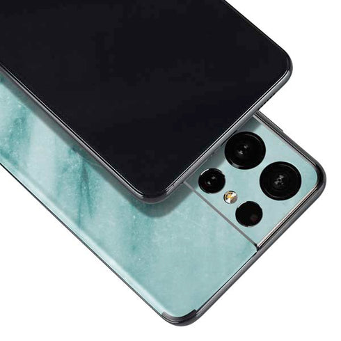 Turquoise Marble Galaxy S21 Ultra 5G Skin