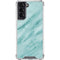 Turquoise Marble Galaxy S22 Clear Case