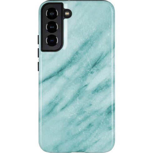 Turquoise Marble Galaxy S22 Plus Pro Case
