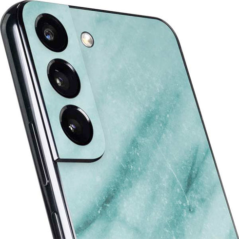 Turquoise Marble Galaxy S22 Plus Skin